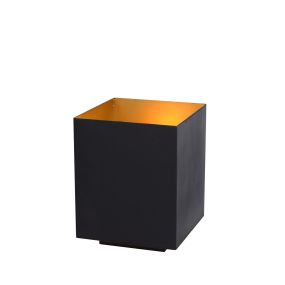 Lucide Suzy - lampe à poser carrée - Ø 12 x 16 cm - noir