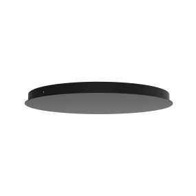 Artdelight Plate - plaque de plafond extensible jusqu'à 7 lampes - Ø 50 cm - noir