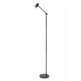 Lucide Tipik - lampadaire rechargeable - 37,3 x 22 x 138 cm - 3 step dimmer - 3W LED incl - noir