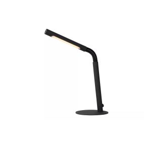 Lucide Gilly - lampe de bureau rechargeable - 29 x 15 x 49 cm - 3W LED dimmable incl - noir