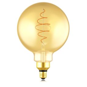 Nordlux Lampe à incandescence LED - Ø 20 x 28,3 cm - E27 - 8,5W dimmable - 2200K - ambre