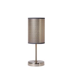 Lucide Moda I - lampe à poser - Ø 13 x 38 cm - gris