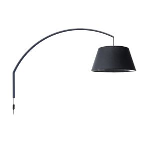 VK Lighting Afti - applique murale avec interrupteur - 146,4 x 50 x 93,7 cm - noir