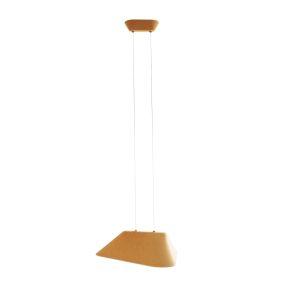 Maxlight Carbon - lampe suspendue - 55 x 50 x 220 cm - 8W LED incl - jaune et gris
