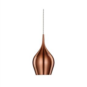 Searchlight Vibrant - lampe suspendue - Ø 12 x 142 cm - métal rose