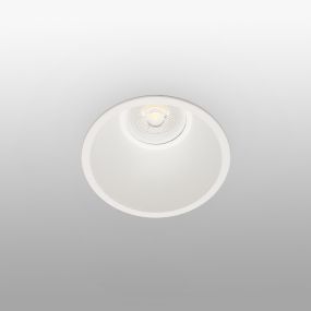 Faro Fresh - spot encastrable - Ø 89 mm, Ø 83 mm encastrable - IP65 - blanc mat