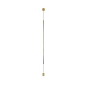 Nova Luce Elettra - lampe suspendue - Ø 7 x 300 cm - 20W LED incl. - laiton doré