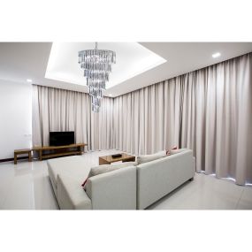 Searchlight Sigma - lampe suspendue - Ø 67 x 250 cm - chrome