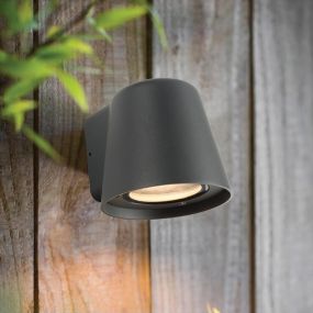 VK Lighting Teichos - applique d'extérieur - 10 x 11 x 9 cm - IP54 - noir