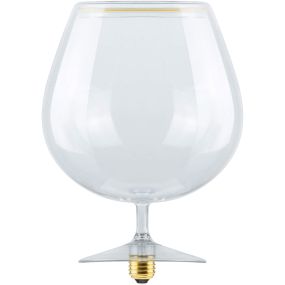 Segula Lampe LED - Floating Cognac - Ø 18 x 29 cm - E27 - 6W dimmable - 2200K - transparent