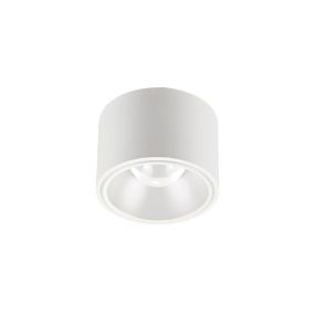 VK Lighting Orofi - spot en saillie - Ø 6,5 x 4,5 cm - 8W LED incl. - IP54 - blanc