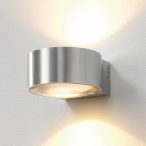 Artdelight Hudson - Applique d'extérieur - 10,5 x 11,8 x 6,5 cm - 2 x 4W LED dimmable incl. - IP54 - aluminium