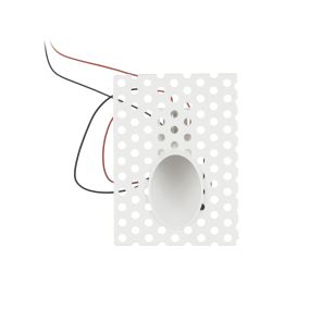 Projectlight Boulogne - applique encastrée - 8 x 11 cm - 1W LED dimmable incl. - blanc