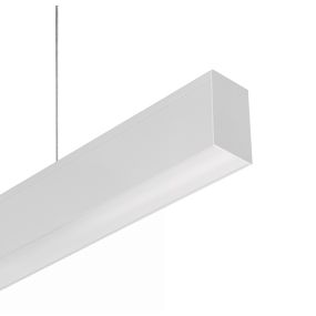 Roi Du Luminaire Slim Line - lampe suspendue - 58 x 5,5 x 3,3 cm - 11W LED incl - blanc - dimmable par télécommande - couleur de lumière blanc chaud (2700K)