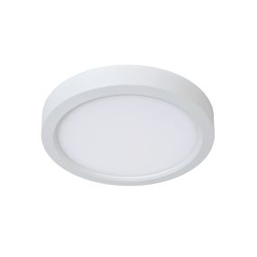 Lucide Tendo - plafonnier / spot encastré - Ø 22 x 3 cm - 18W LED incl. - blanc