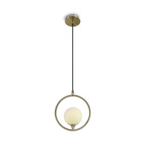 ONE Light Nordic Decorative - lampe suspendue - Ø 23,8 x 178 cm - laiton brossé