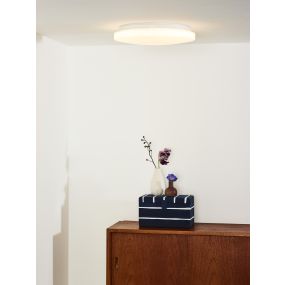 Lucide Otis - plafonnier - Ø 34 cm - 26W LED incl - opale