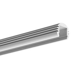 KLUS PDS - O - profilé - Ø 1,85 cm - longueur 200cm - argent anodisé