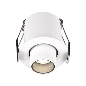 Nova Luce Desert - spot - Ø 5,2 x 6,8 cm - 3W LED incl. - blanc