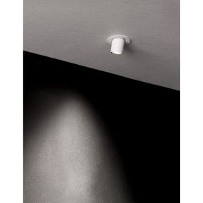 Nova Luce Desert - spot - Ø 5,2 x 6,8 cm - 3W LED incl. - blanc