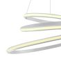 ONE Light LED Suspension Rings - lampe suspendue - Ø 80 x 150 cm - 50W LED incl. - blanc