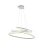 ONE Light LED Suspension Rings - lampe suspendue - Ø 65 x 150 cm - 45W LED incl. - blanc