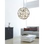 Nova Luce Sedile - lampe suspendue - Ø 60 x 230 cm - or