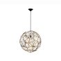 Nova Luce Sedile - lampe suspendue - Ø 60 x 230 cm - or