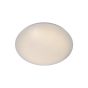 Lucide Bianca-LED - plafonnier de salle de bain - Ø 36 x 11,5 cm - 3 niveaux de gradation - 18W LED incl. - IP21 - opale