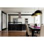 ONE Light Bowl Shade Pendant - lampe suspendue - Ø 60 x 190 cm - noir et laiton