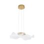 Nova Luce Siderno - lampe suspendue - Ø 50 x 150 cm - 30W LED incl. - or