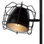 Lucide Grid - lampadaire - 40 x 18 x 140 cm - noir