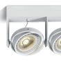 ONE Light R111 GU10 Spots - spot en saillie 2L - 32 x 6,5 x 21 cm - blanc