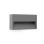 Faro Grada - applique murale - 25 x 4,6 x 12,8 cm - 6W LED incl. - IP54 - gris foncé