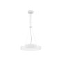 Nova Luce Perfect Profile - lampe suspendue - Ø 40 x 120 cm - 24W LED dimmable incl. - blanc