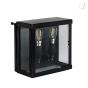 Authentage Vitrine Petite 2L - applique d'extérieur 2L - 15 x 7,5 x 15 cm - IP43 - bronze