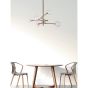 Maxlight Lollipop - lampe suspendue - 70 x 60 x 115 cm - laiton