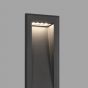 Faro Soun - applique encastrée - 10,5 x 7,3 x 23,9 cm - 5W LED incl. - IP65 - gris foncé