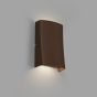 Faro Nairobi - applique murale - 8,5 x 5 x 15 cm - 6W LED incl. - IP54 - brun rouille