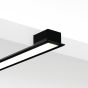 KLUS PDS-NK - Profilé LED - 1,2 x 1,62 cm - 100cm de long - noir