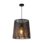 Lucide Garell - lampe suspendue - Ø 35 x 165 cm - noir