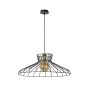 Lucide Hott - lampe suspendue - Ø 65 x 154 cm - fer gris