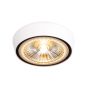 Maxlight Charon - plafonnier - Ø 12,8 x 3 cm - 12W LED incl - IP65 - blanc mat