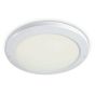 ONE Light Ultra Slim LED Panel Plafo - plafonnier - Ø 33 x 1,8 cm - 30W LED incl. - IP40 - blanc - couleur de lumière blanc chaud