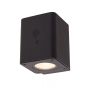 Lucide Ramin - Applique d'extérieur avec capteur solaire jour/nuit - 12,2 x 8,8 x 10,5 cm - 1W dimmable LED incl - IP54 - noir