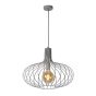 Lucide Manuela - lampe suspendue - Ø 50 x 172 cm - gris