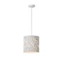 Lucide Marguerite I - lampe suspendue - Ø 25,5 x 130 cm - blanc