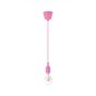 Nova Luce Swing - lampe suspendue - Ø 4,5 x 100 cm - rose