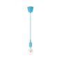 Nova Luce Swing - lampe suspendue - Ø 4,5 x 100 cm - bleu ciel