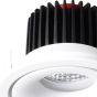 Nova Luce Gio - spot à encastrer - Ø 105 mm, Ø 96 mm à encastrer - 10W LED incl. - blanc